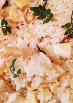 土鍋でたけのこご飯-レシピのメイン写真