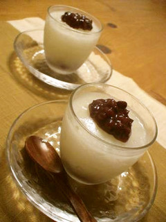 *簡単*牛乳小豆シャーベット*-レシピのメイン写真