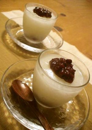 ＊簡単＊牛乳小豆シャーベット＊-レシピのメイン写真