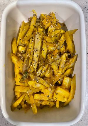 ごぼうと蓮根のかぼちゃまぶし-レシピのメイン写真