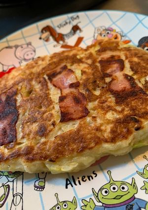 山芋メインのふわふわお好み焼き？！-レシピのメイン写真