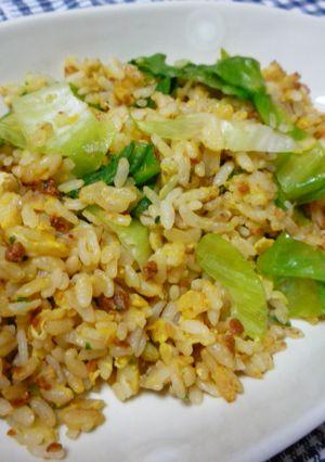 卵レタス炒飯-レシピのメイン写真