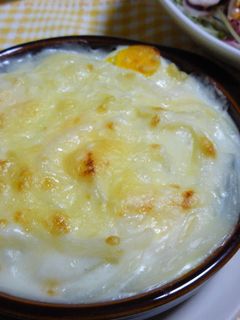 かぼちゃとゆで卵の簡単グラタン-レシピのメイン写真