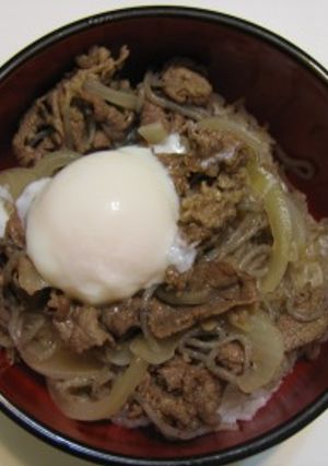 温玉のっけ牛丼-レシピのメイン写真