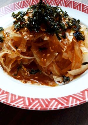 玉ねぎユッケ簡単おつまみ-レシピのメイン写真