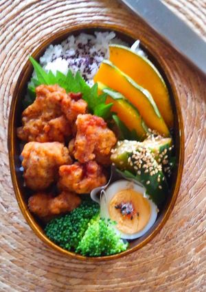 息子弁当✨唐揚げ…その2-レシピのメイン写真