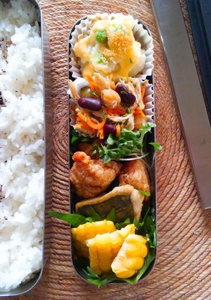 息子弁当✨唐揚げ…その3-レシピのメイン写真