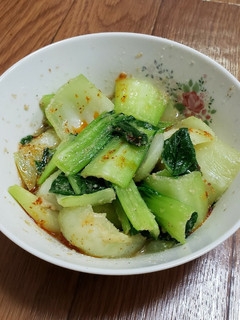 超簡単!チンゲン菜の坦々風ナムル-レシピのメイン写真