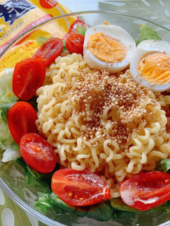 ラーメンサラダの混ぜるだけタレ-レシピのメイン写真