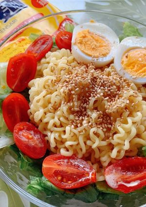 ラーメンサラダの混ぜるだけタレ-レシピのメイン写真