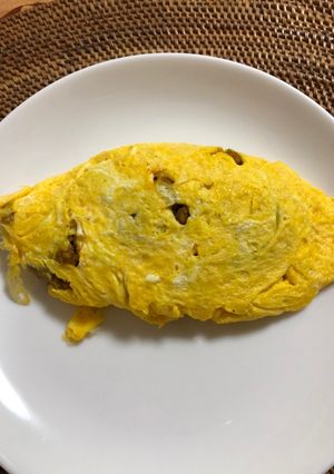 ひき肉のオムレツ(2人分)-レシピのメイン写真