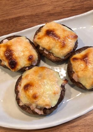 もう一品ほしい時に。椎茸のチーズ焼き-レシピのメイン写真