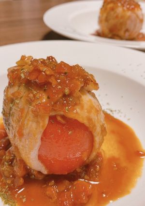 丸ごとトマトのさっぱり豚バラ巻き-レシピのメイン写真
