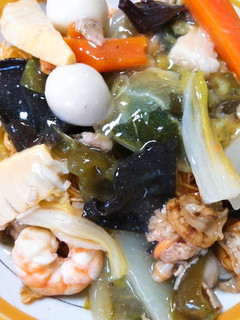具材たっぶり!我が家の長崎皿うどん-レシピのメイン写真