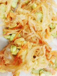 そら豆と野菜のかきあげ-レシピのメイン写真