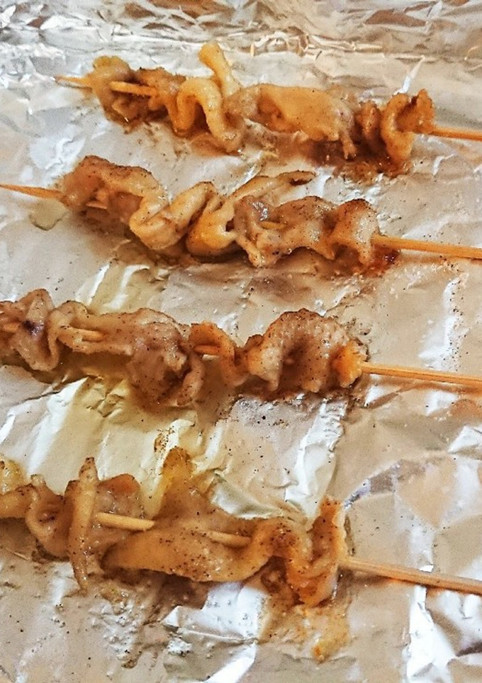 簡単におうちで鶏皮の焼き鳥-レシピのメイン写真