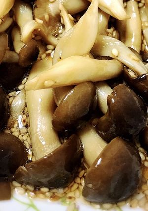 しめじの酢醤油あえ　胡麻風味-レシピのメイン写真