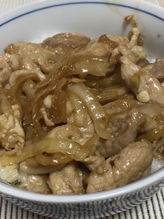 手抜き丼 生姜焼き丼!-レシピのメイン写真