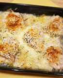 梅ササミとモッツァレラチーズのパン粉焼き