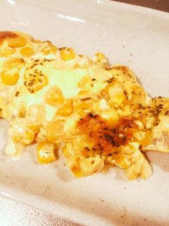 簡単!オーブンで鮭のコーンマヨネーズ焼き-レシピのメイン写真