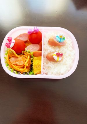 3歳女の子お弁当-レシピのメイン写真