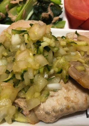 夏にぴったり冷製生姜焼き-レシピのメイン写真