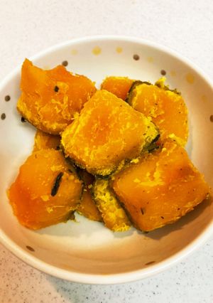 ホクホクの粉吹きかぼちゃ　煮付け-レシピのメイン写真