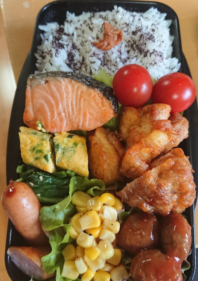 高3男子のお弁当 5月の登校日-レシピのメイン写真