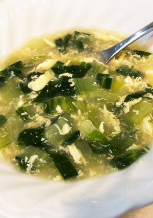 保育園で人気☆青梗菜の和風スープ-レシピのメイン写真
