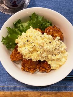 ♡からあげ照り焼きタルタルソース丼♡-レシピのメイン写真
