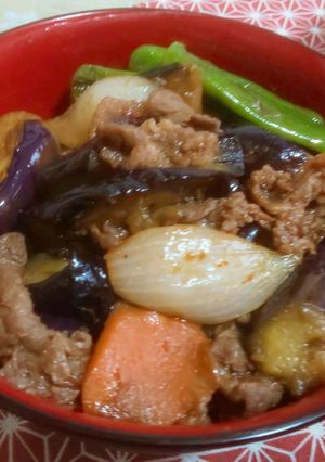 パンチ力抜群ガーリックラム焼肉丼-レシピのメイン写真
