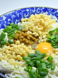 ふわとろ。「なっとうそうめん」-レシピのメイン写真
