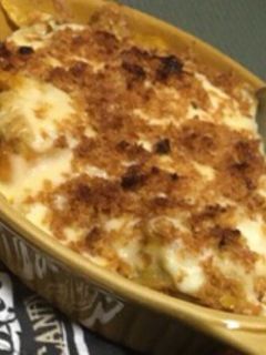 【リメイク】かぼちゃの煮物→グラタン-レシピのメイン写真