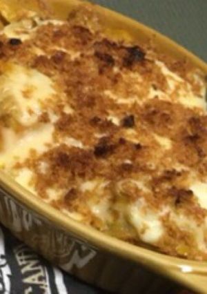 【リメイク】かぼちゃの煮物→グラタン-レシピのメイン写真