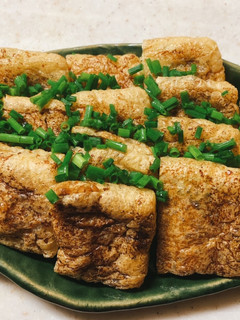 残った納豆でおつまみ。油揚げ納豆-レシピのメイン写真