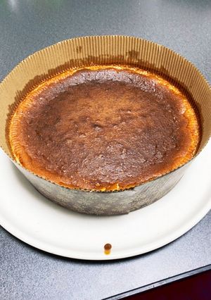 バスク風チーズケーキ-レシピのメイン写真