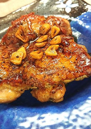 皮パリ虜になるガーリックチキンステーキ-レシピのメイン写真