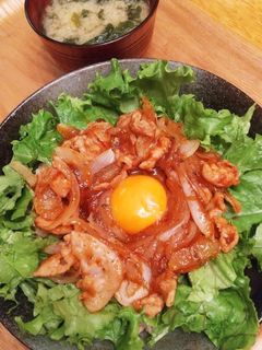 夜食!? 豚丼 焼肉のたれ-レシピのメイン写真