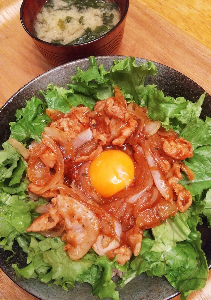 夜食!？ 豚丼 焼肉のたれ-レシピのメイン写真