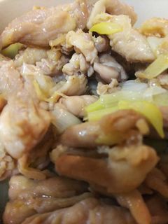 簡単中華・鶏肉(せせり・もも)の葱塩炒め-レシピのメイン写真