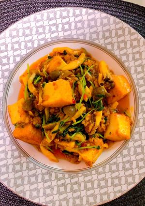 厚揚げ豆腐としめじの麻婆風炒め-レシピのメイン写真