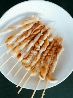 ヘルシー☆鶏皮串-レシピのメイン写真