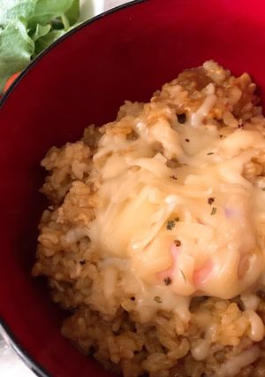 ラーメンスープでリゾット風-レシピのメイン写真