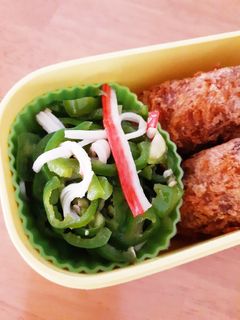 レンジで簡単!中華風かにかまピーマン-レシピのメイン写真