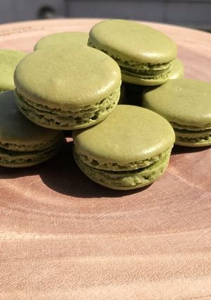 お家で簡単ピエが出る抹茶マカロン！-レシピのメイン写真
