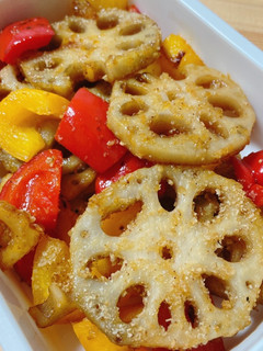 【作り置き】蓮根と彩り野菜の甘酢サラダ-レシピのメイン写真
