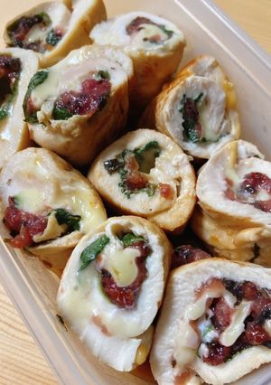 【糖質制限】ささみの梅しそチーズ巻き-レシピのメイン写真