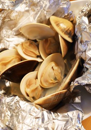 大量消費☆貝のホイル焼き☆ハマグリ編！-レシピのメイン写真