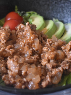 手抜きハンバーグ丼-レシピのメイン写真