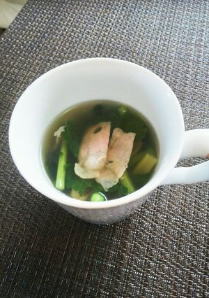 ♪カブの葉とベーコンの美味しいスープ♪-レシピのメイン写真